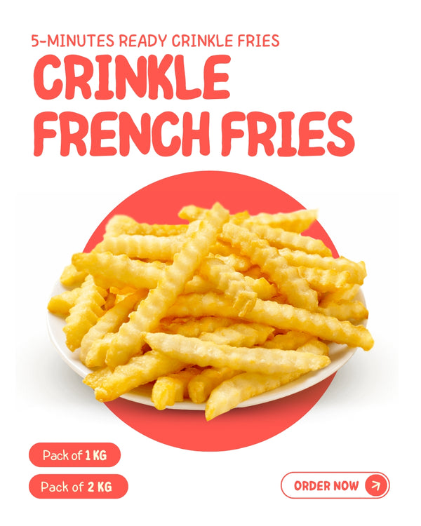 Crinkle French Fries
