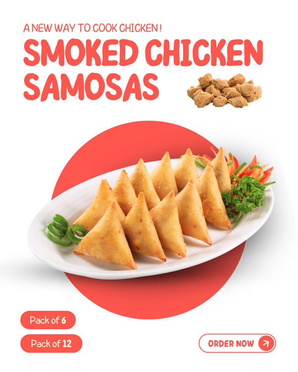 Smoked Chicken Samosas