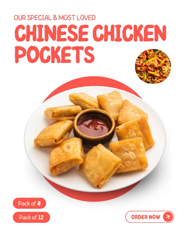 Chinese Chicken Pockets